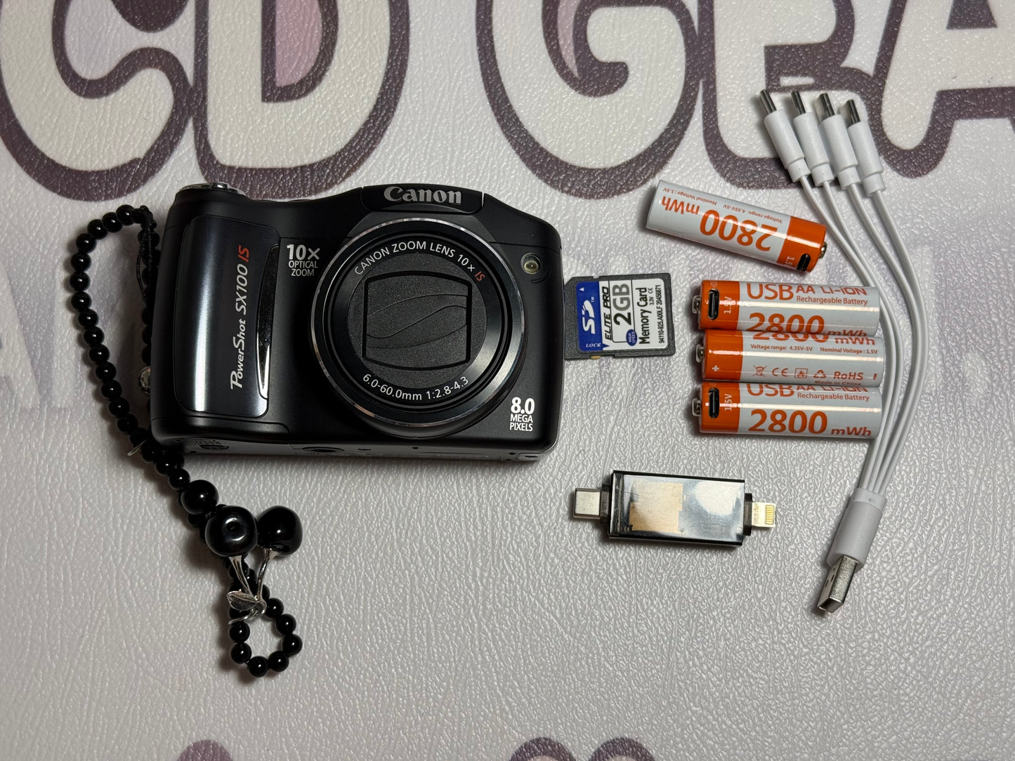 Canon PowerShot SX100 IS 8.0MP 10X Zoom Digital Camera