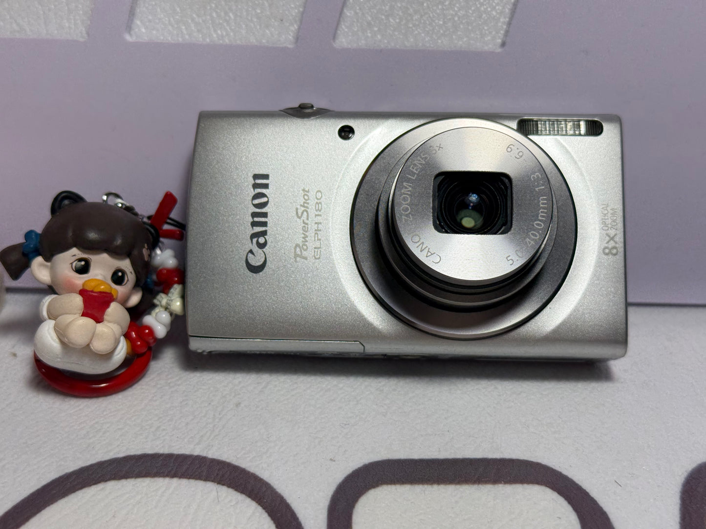 Canon PowerShot ELPH 180 20 MP 8x Zoom Digital Camera Silver