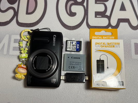 Canon PowerShot SX260 HS 12.1MP Digital Camera Black