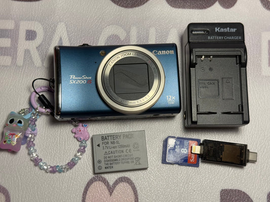Canon PowerShot SX200 IS 12.1mp 12x Optical Zoom Digital Camera