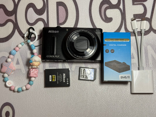 Nikon COOLPIX S9600 Compact Digital Camera 16.0MP 22x Optical Zoom