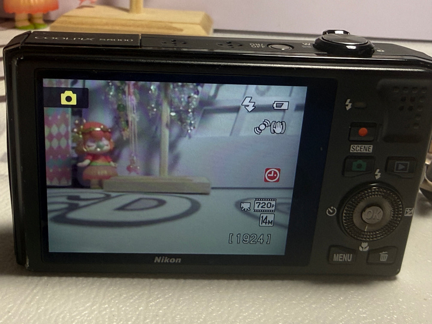 Nikon COOLPIX S8000 black Digital Camera 14.2 MP 10x Optical Zoom