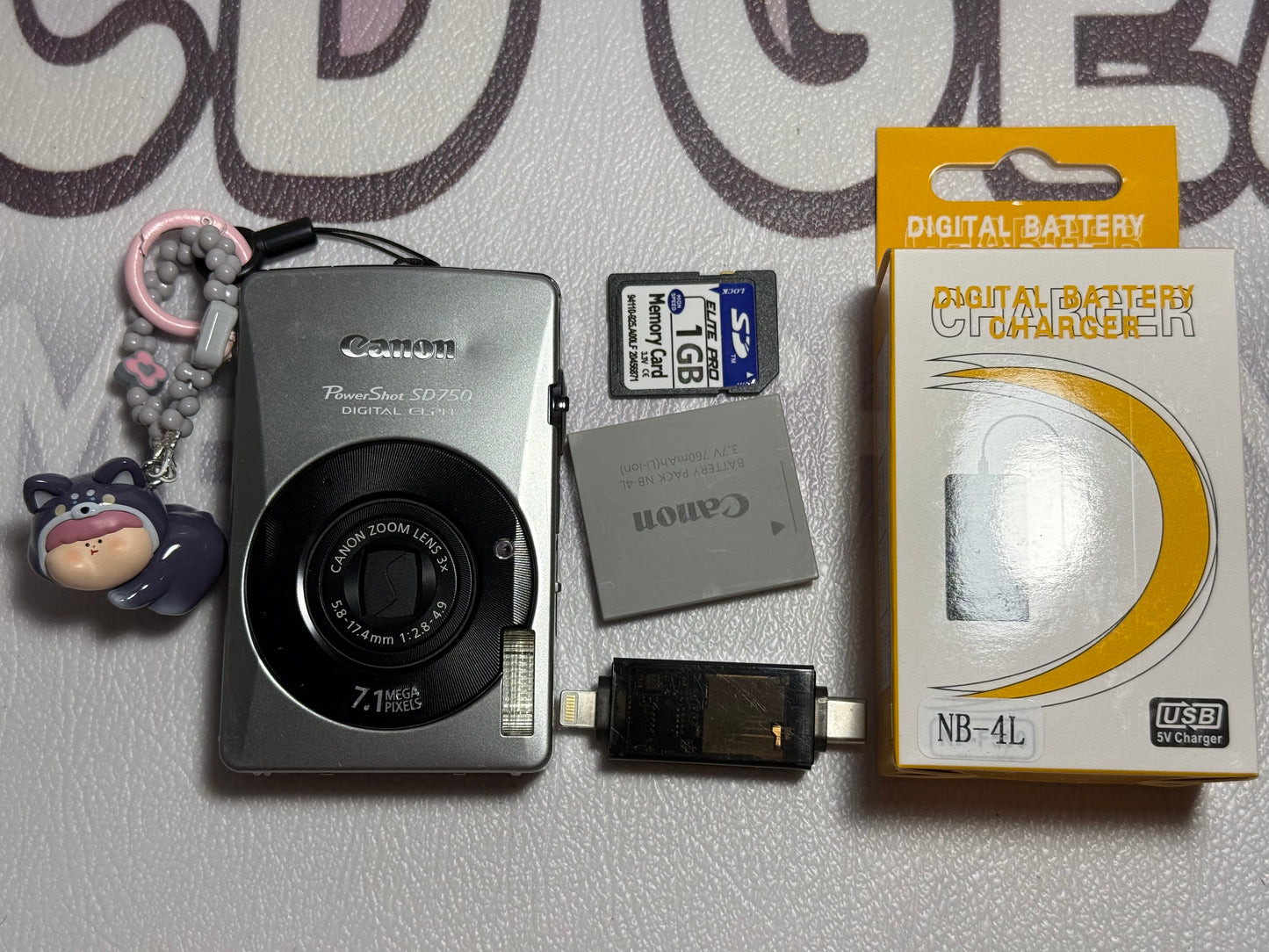 Canon PowerShot SD750 IS （IXUS75）10MP Digital Camera - Silver