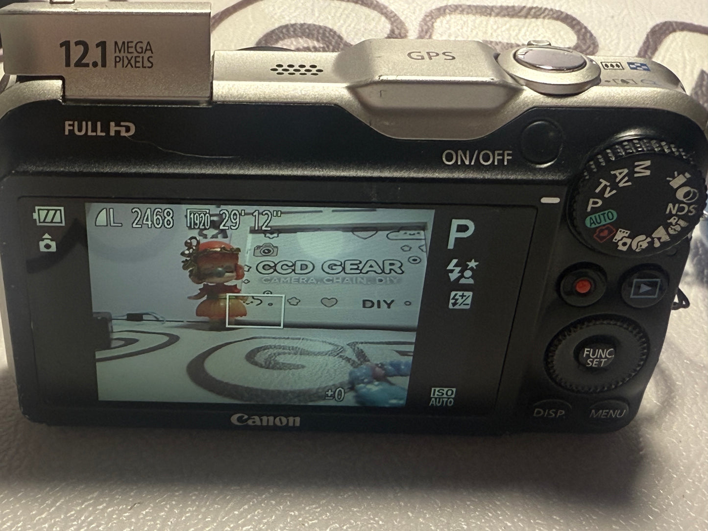 Canon PowerShot SX230 HS Digital Camera 12.1MP 14x Optical Zoom Auto Focus Black