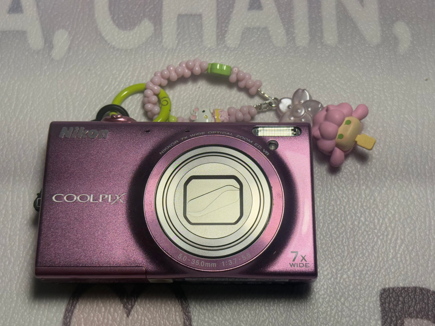 Nikon COOLPIX S6100 Pink 16MP Compact Digital Camera 7x Zoom