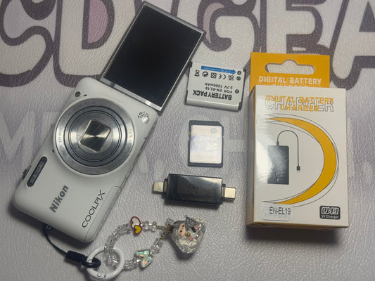 Nikon COOLPIX S6600 White 16.0MP Digital Camera