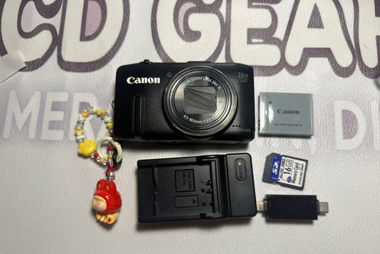 Canon PowerShot SX280 HS 12.1MP Digital Camera Black