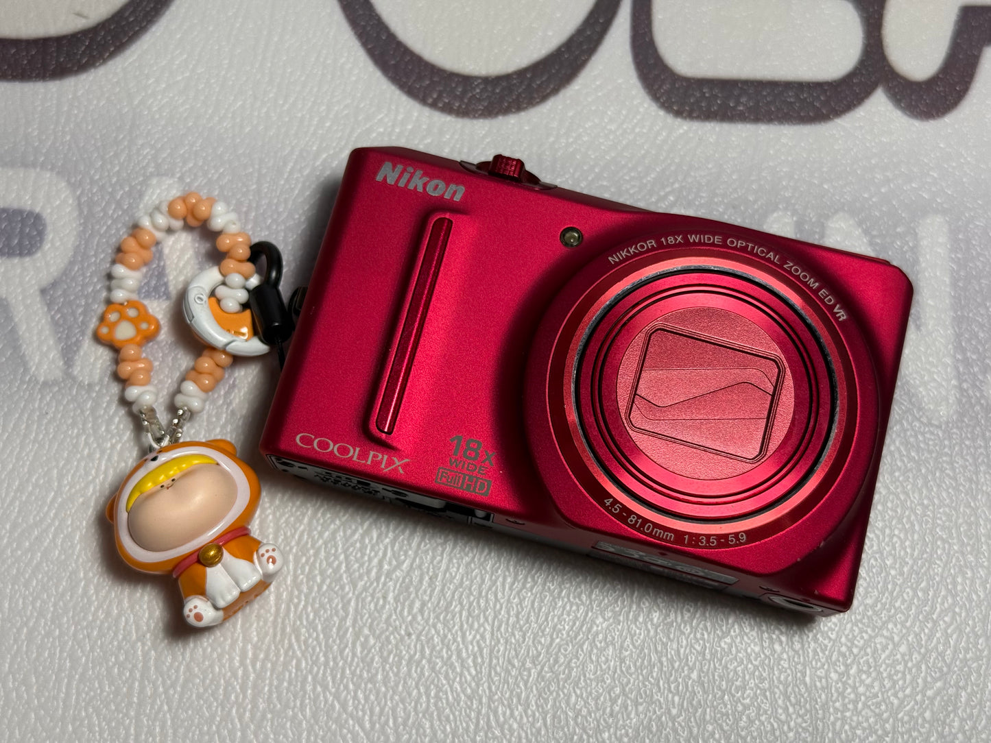 Nikon COOLPIX S9100 red 12.1MP 18x Optical Zoom Digital Camera
