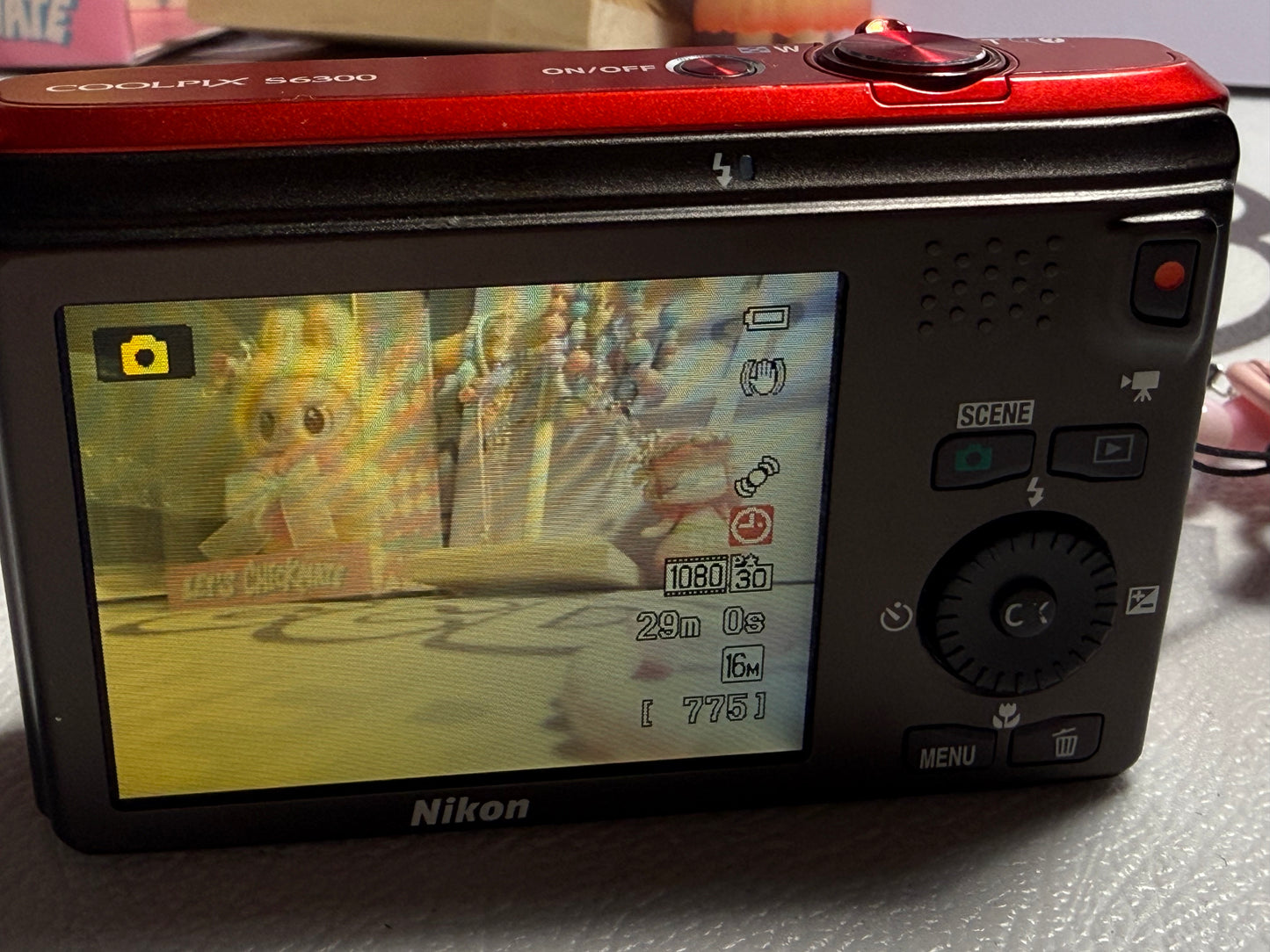Nikon Coolpix S6300 16.0MP Digital Camera Red