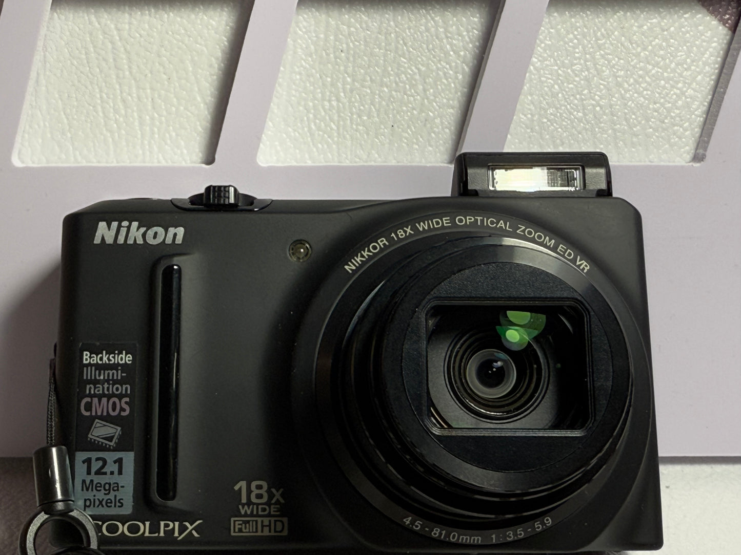 Nikon COOLPIX S9100 Black 12.1MP 18x Optical Zoom Digital Camera