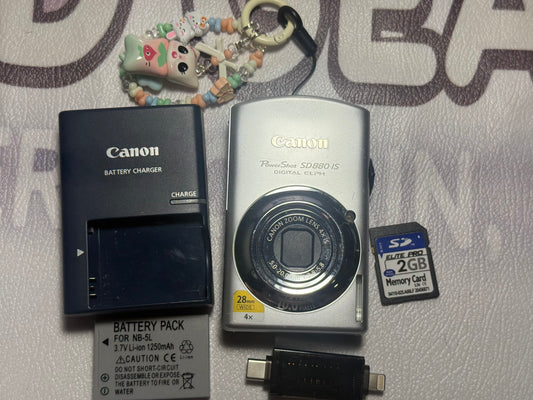 Canon PowerShot SD880 IS （ixus870）Digital Elph 10.0MP 4x Zoom Image Stabilizer Camera