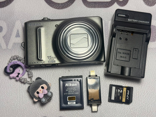 Nikon COOLPIX S9050 12.1 MP Digital Camera 15.5x Optical Zoom