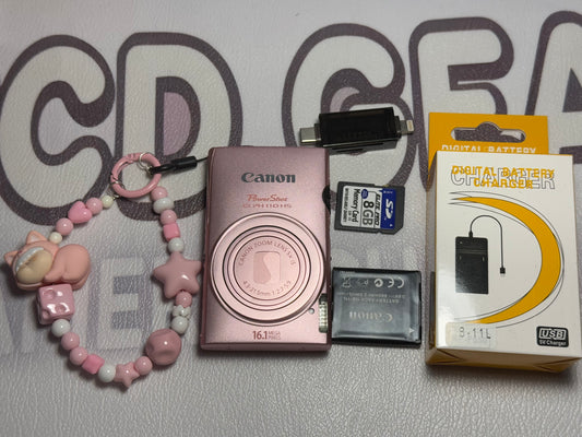 Canon PowerShot Digital ELPH 110 HS（IXUS125） IS Camera PINK