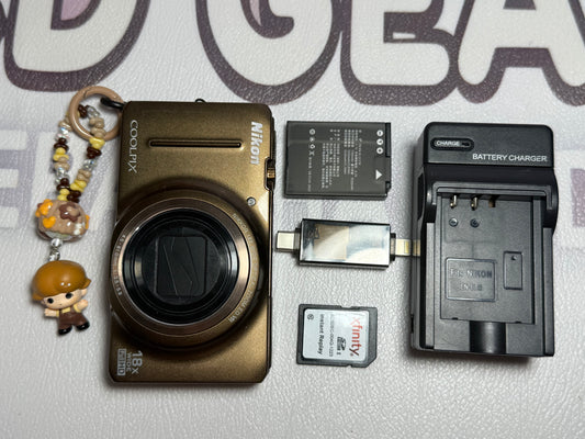 Nikon COOLPIX S9200 12.1MP 18x Optical Zoom Digital Camera