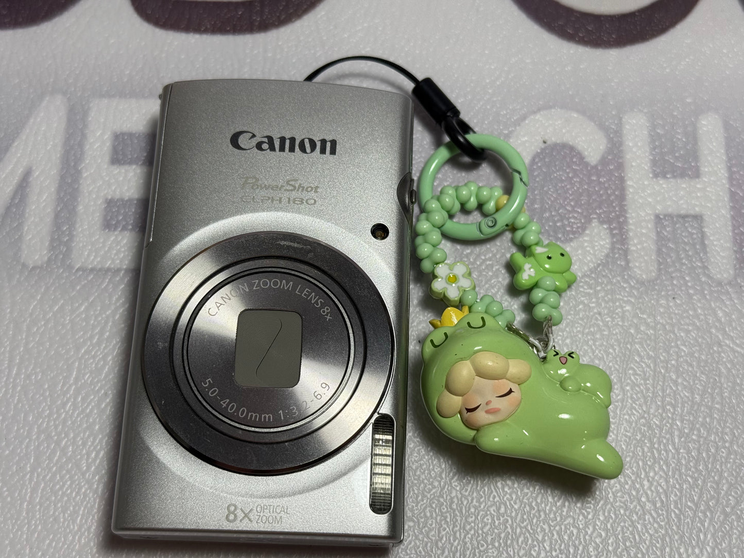 Canon PowerShot ELPH 180 20 MP 8x Zoom Digital Camera Silver