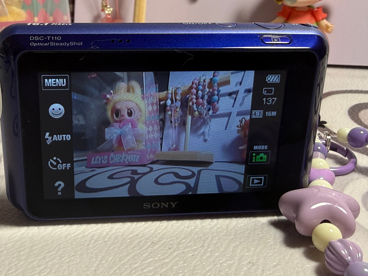 SONY DSC-T110 Digital Camera Cyber Shot （Iris Purple ）