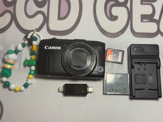 Canon PowerShot SX280 HS 12.1MP Digital Camera Black