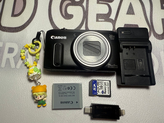 Canon PowerShot SX260 HS 12.1MP Digital Camera Black
