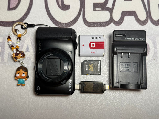 Sony Cyber-Shot DSC-H90 16.1MP Digital Camera Black
