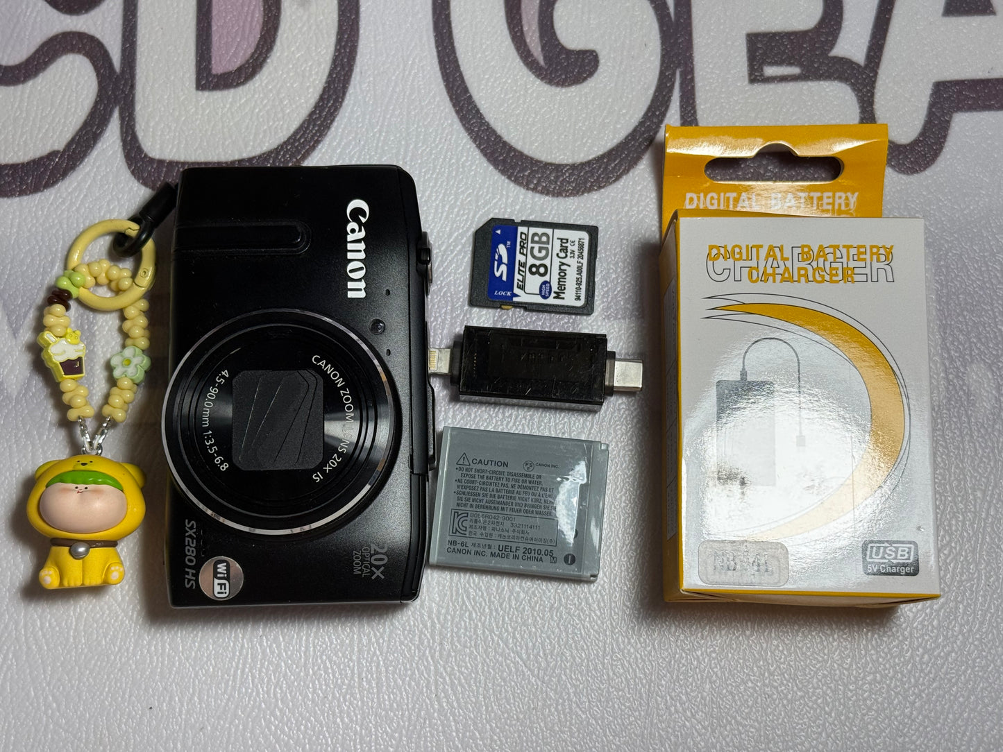 Canon PowerShot SX280 HS 12.1MP Digital Camera Black