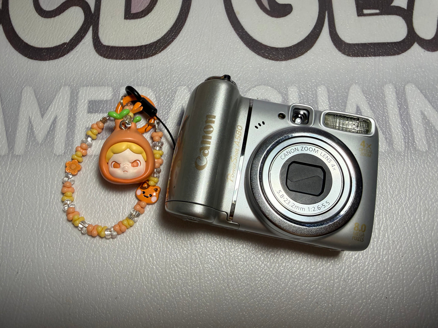 Canon PowerShot A580 8.0MP Digital Camera - Silver