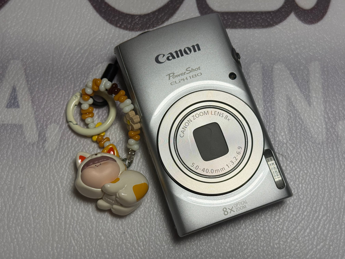 Canon PowerShot ELPH 180 20 MP 8x Zoom Digital Camera Silver