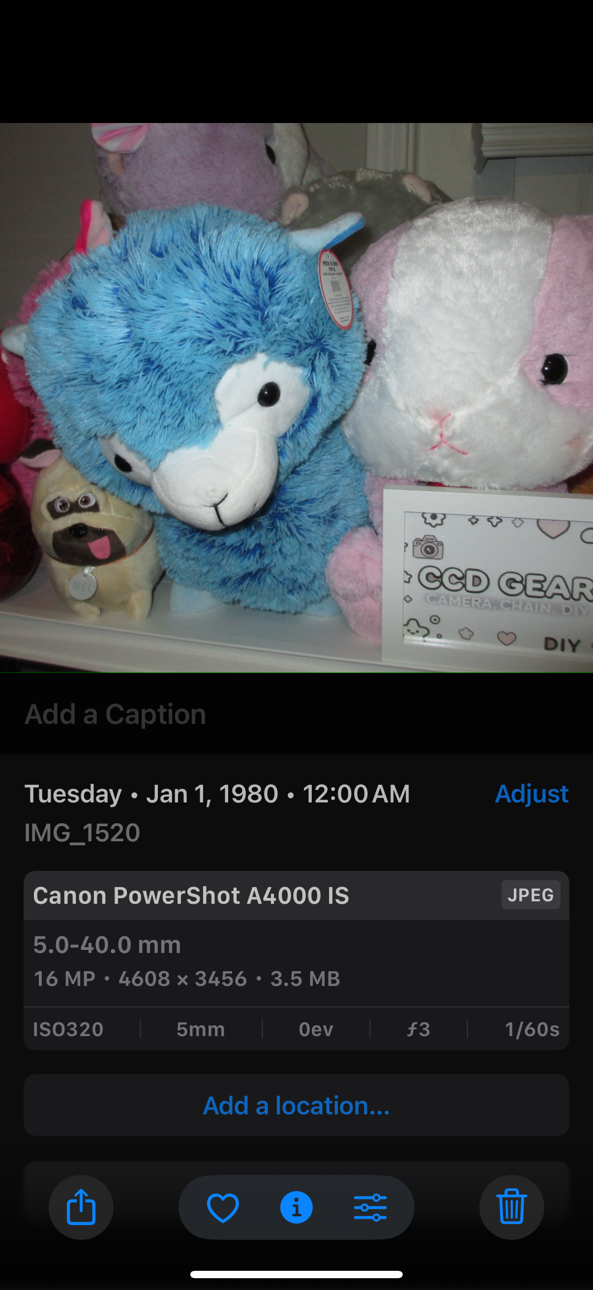 Canon PowerShot A4000 IS HD 16.0MP Digital Camera - Black