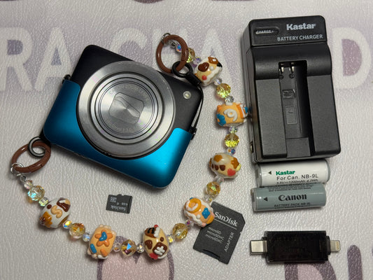 Canon PowerShot N  BLACK 12.1MP 8x Zoom Compact Digital Camera