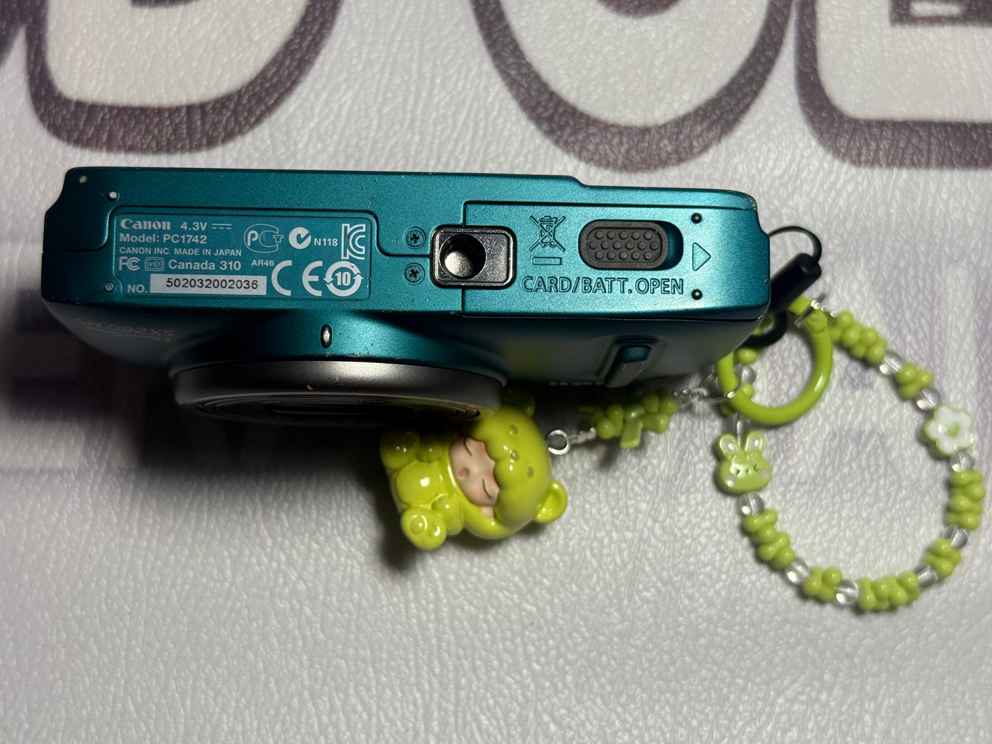 Canon PowerShot SX260 HS 12.1MP Digital Camera Blue Green