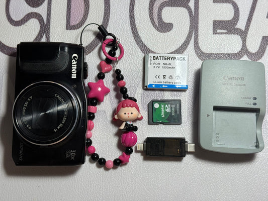 Canon PowerShot SX700 HS 16.1MP 30x Black Compact Digital Camera