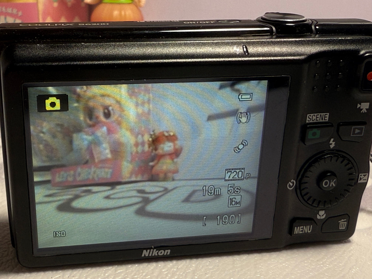 Nikon Coolpix S6200 BLACK Digital Camera 16MP, 10X Optical Zoom