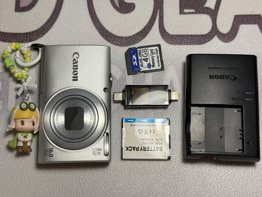 Canon PowerShot A4000 IS HD 16.0MP Digital Camera - Silver