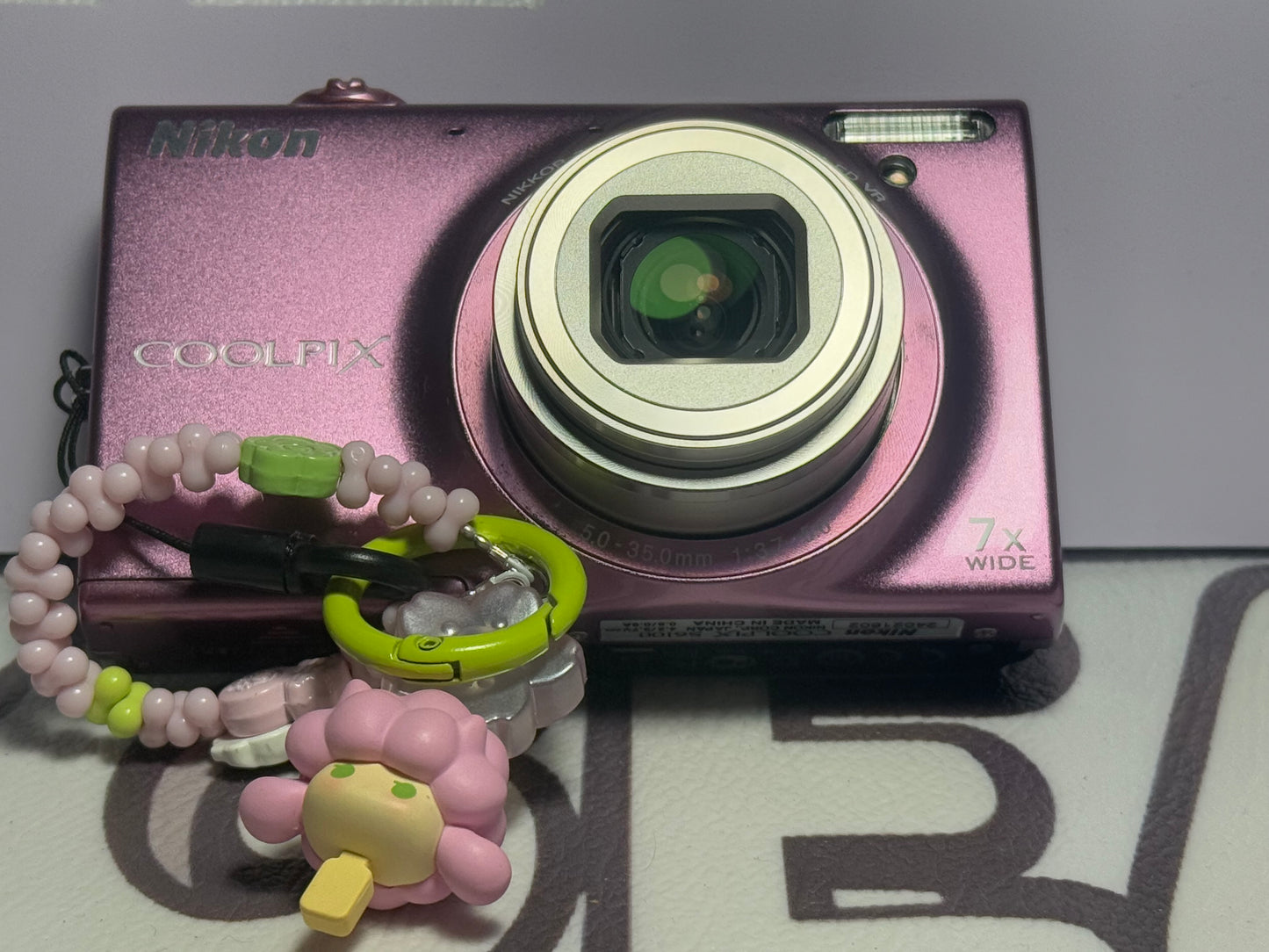 Nikon COOLPIX S6100 Pink 16MP Compact Digital Camera 7x Zoom