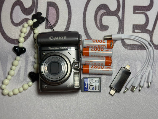 Canon PowerShot A590 IS 8.0mp 4x Optical Zoom Digital Camera
