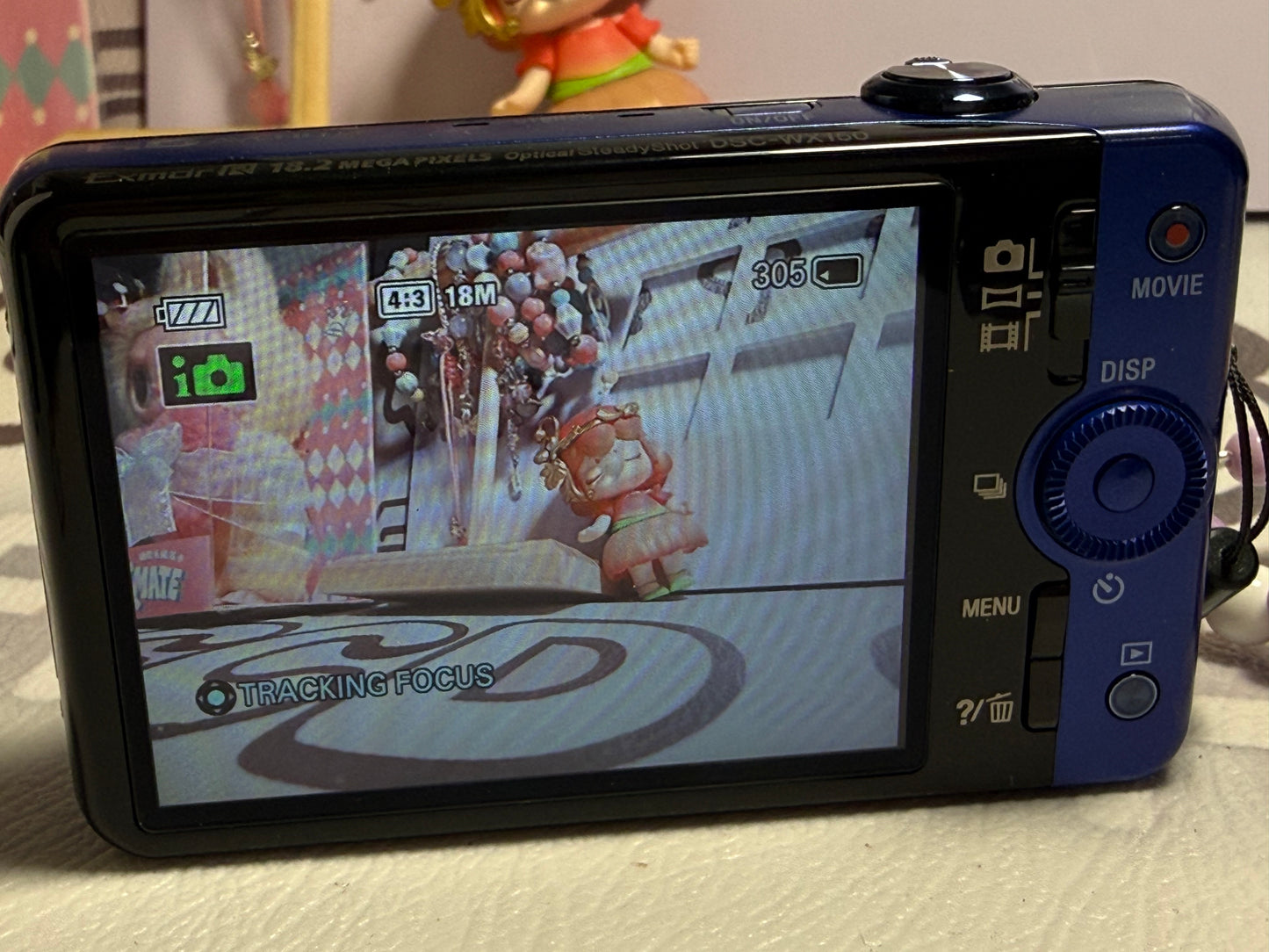 Sony Cyber-shot WX150 BLue Digital Camera 18.2MP 10x Zoom