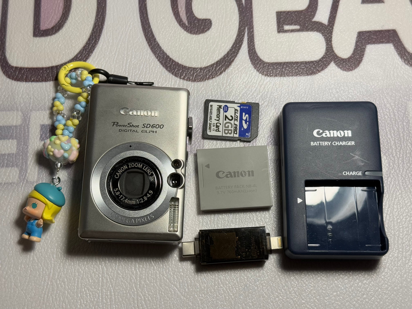 Canon PowerShot SD600 （ixus60）Digital ELPH 6MP Camera