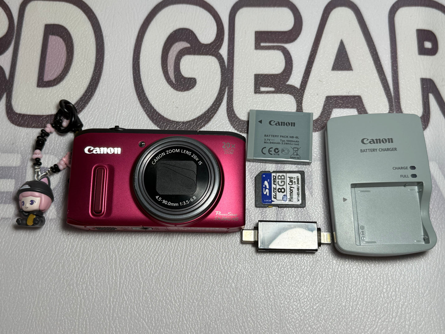 Canon PowerShot SX260 HS 12.1MP Digital Camera Pink