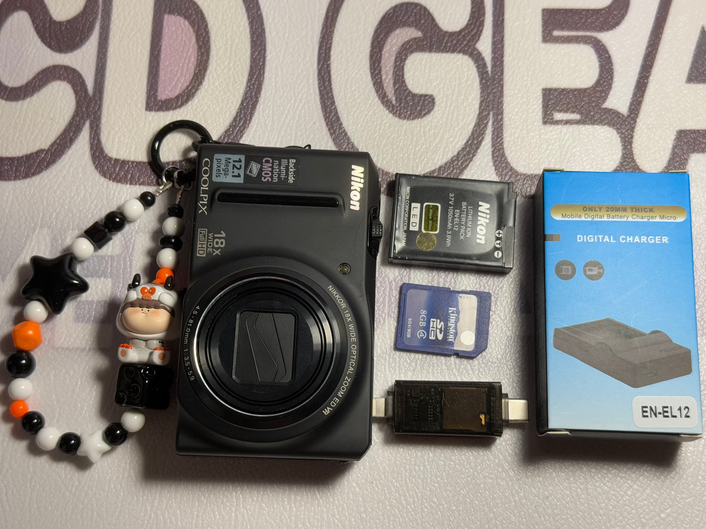 Nikon COOLPIX S9100 Black 12.1MP 18x Optical Zoom Digital Camera