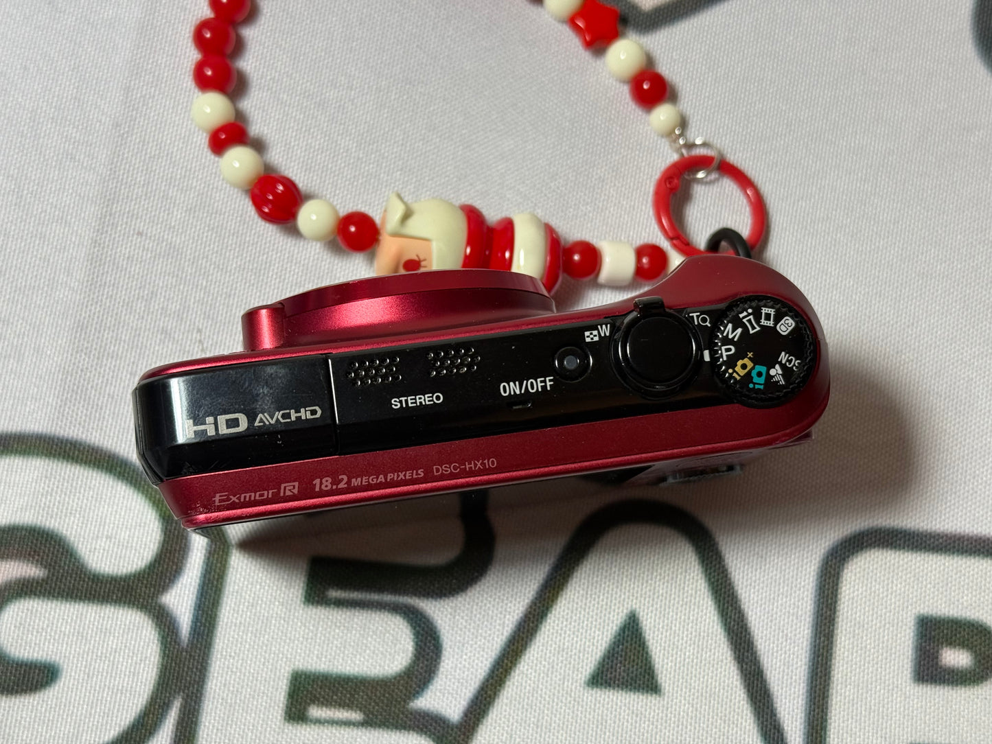 Sony Cyber-shot DSC-HX10 / HX10V Digital Camera 18.2MP 16x Optical Zoom Red