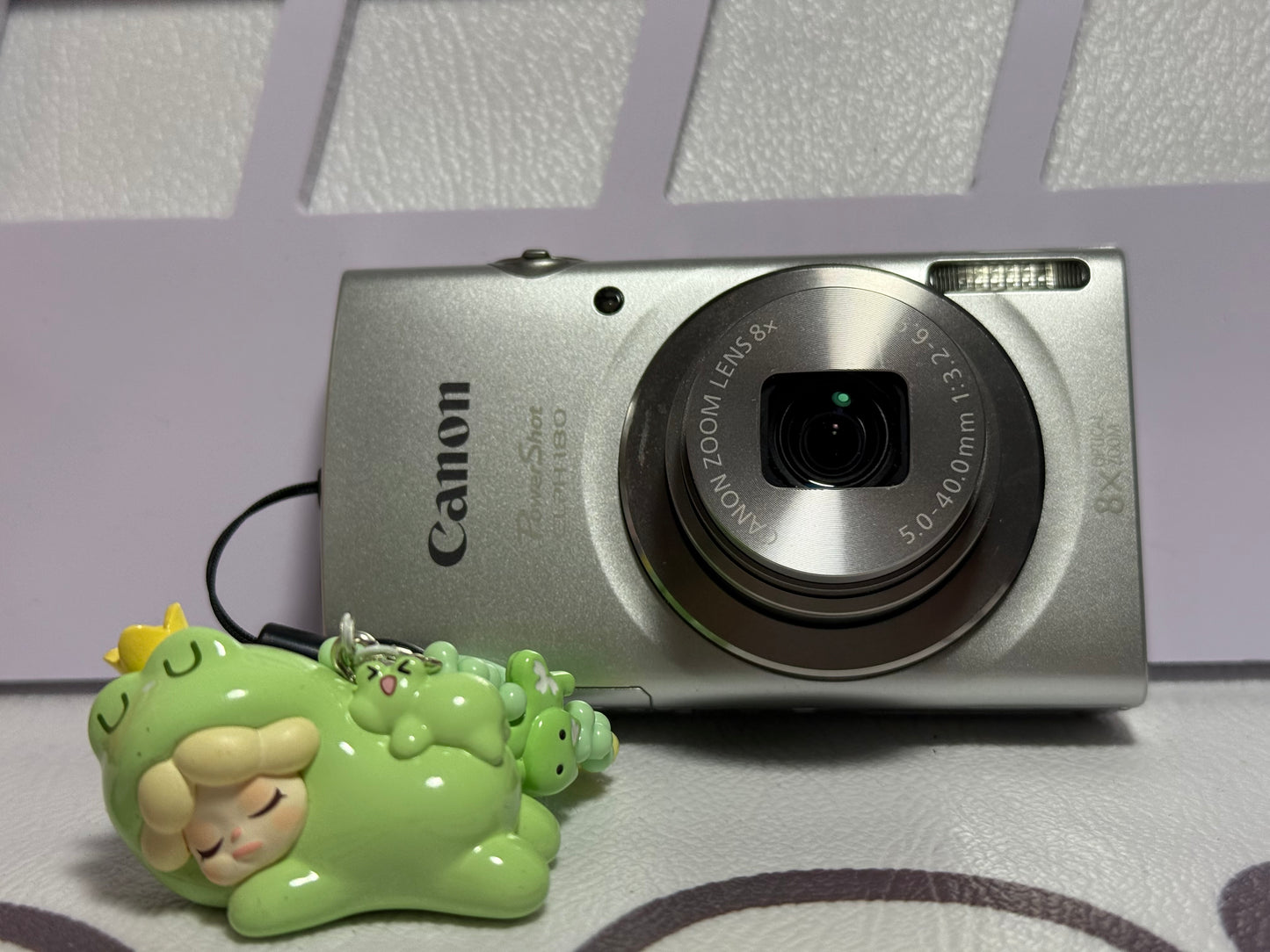 Canon PowerShot ELPH 180 20 MP 8x Zoom Digital Camera Silver