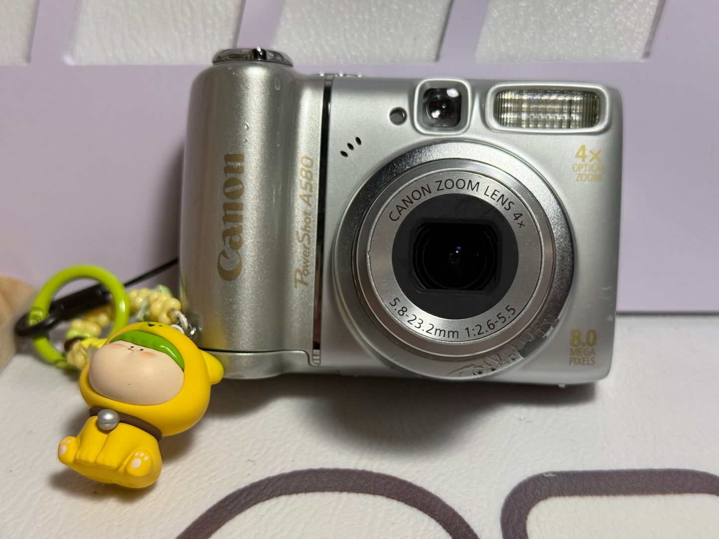 Canon PowerShot A580 8.0MP Digital Camera - Silver