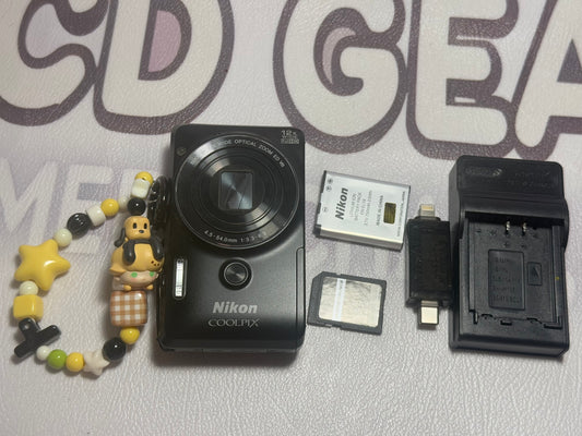 Nikon COOLPIX S6900 16.0MP Digital Camera - BLACK