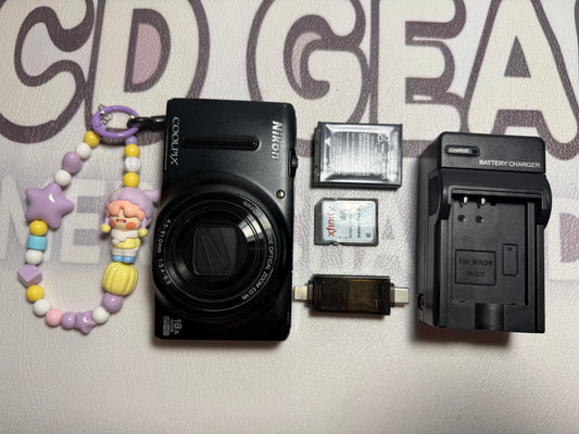 Nikon COOLPIX S9400 Digital Camera 18.1MP 18x Optical Zoom Black