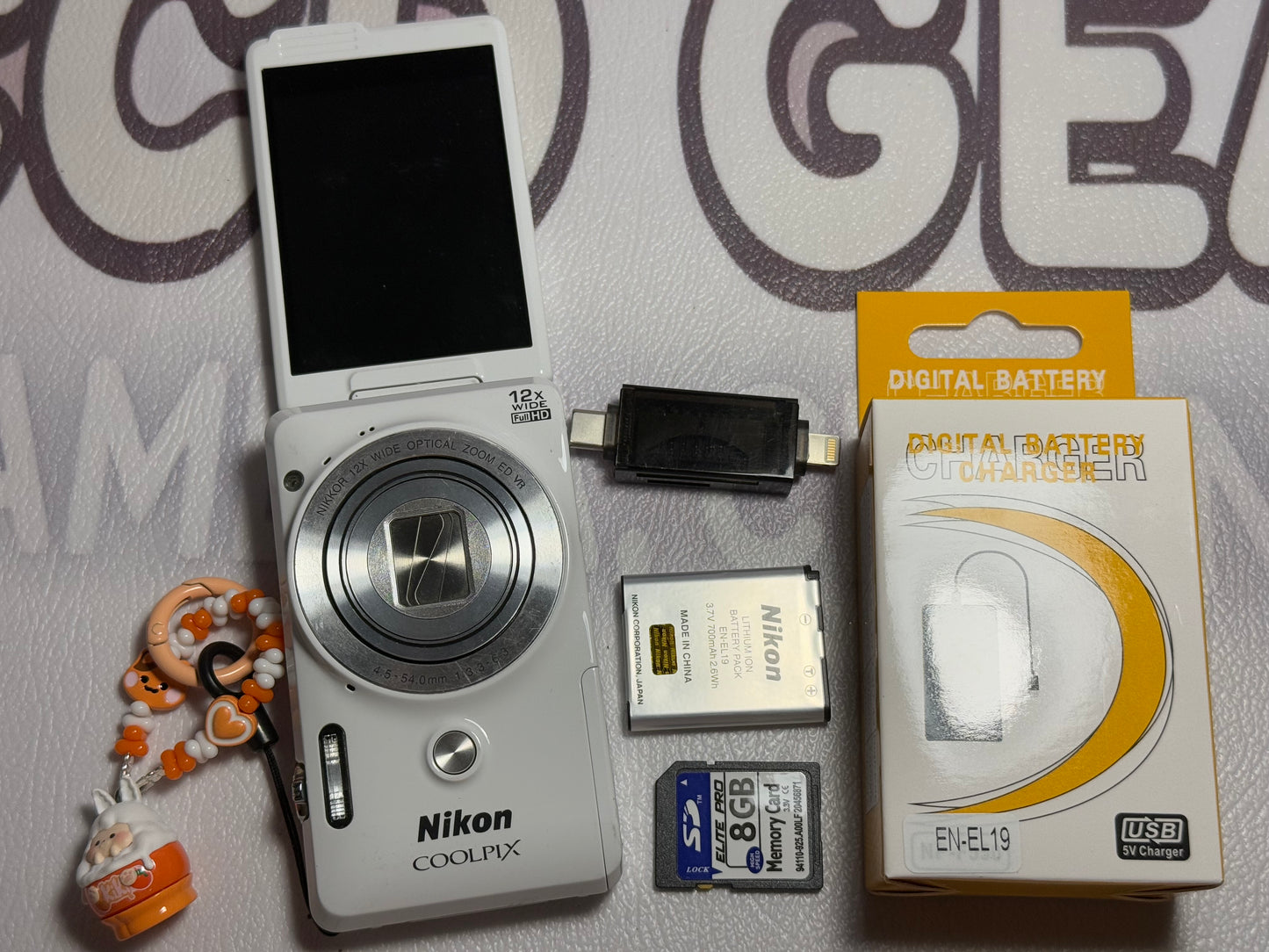 Nikon COOLPIX S6900 16.0MP Digital Camera - White