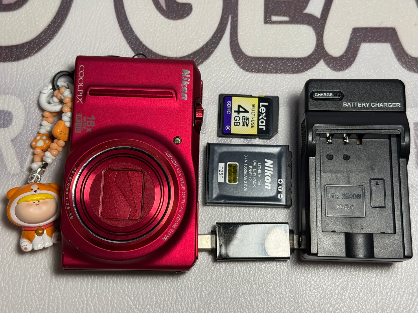 Nikon COOLPIX S9100 red 12.1MP 18x Optical Zoom Digital Camera