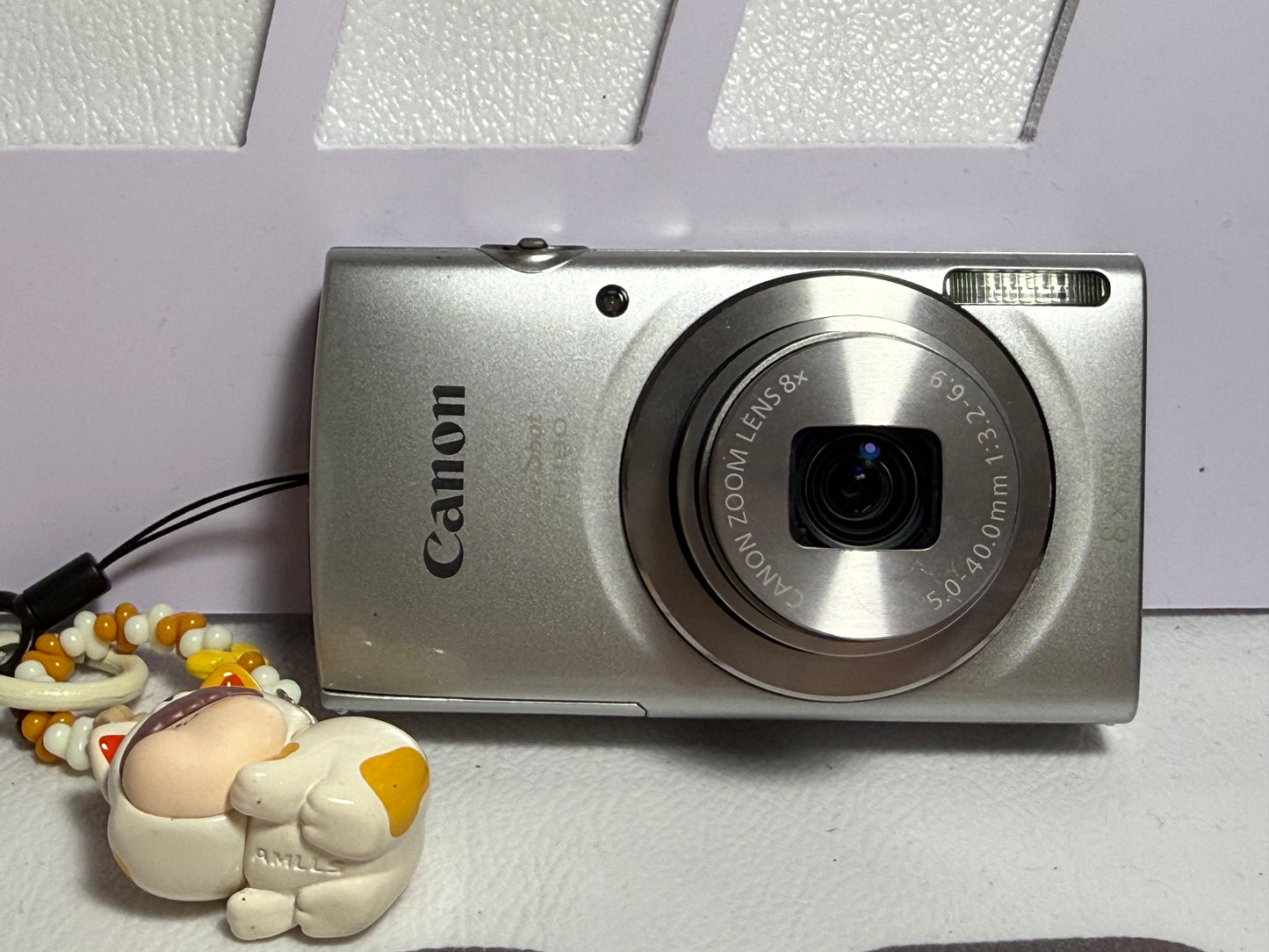 Canon PowerShot ELPH 180 20 MP 8x Zoom Digital Camera Silver