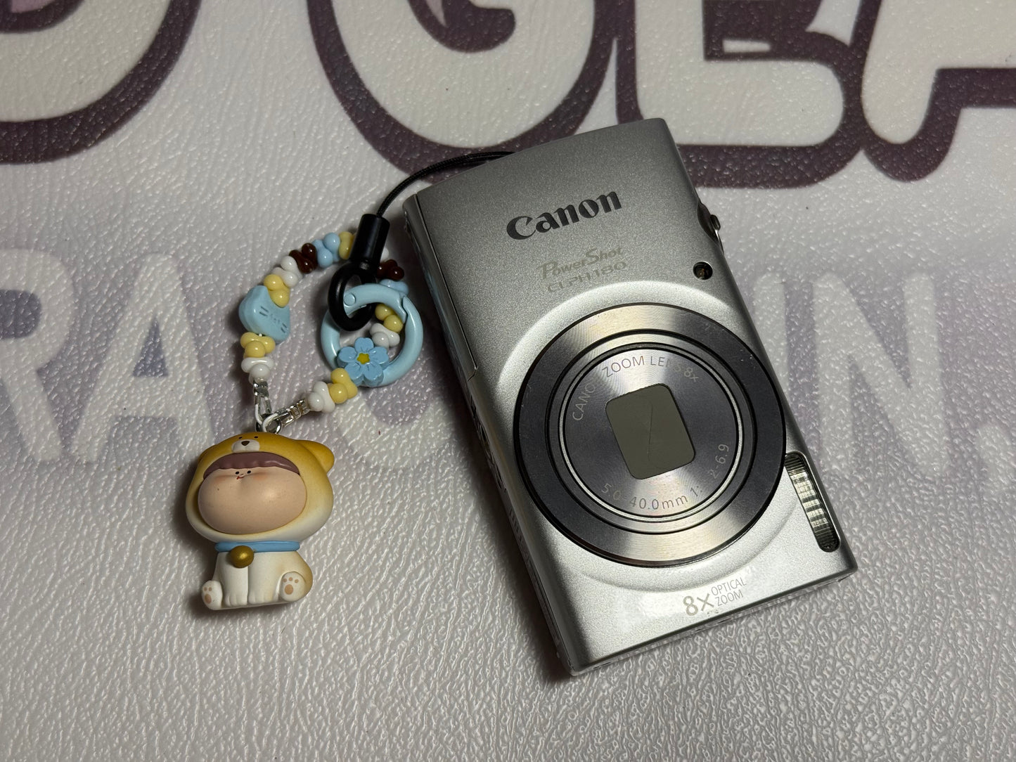 Canon PowerShot ELPH 180 20 MP 8x Zoom Digital Camera Silver