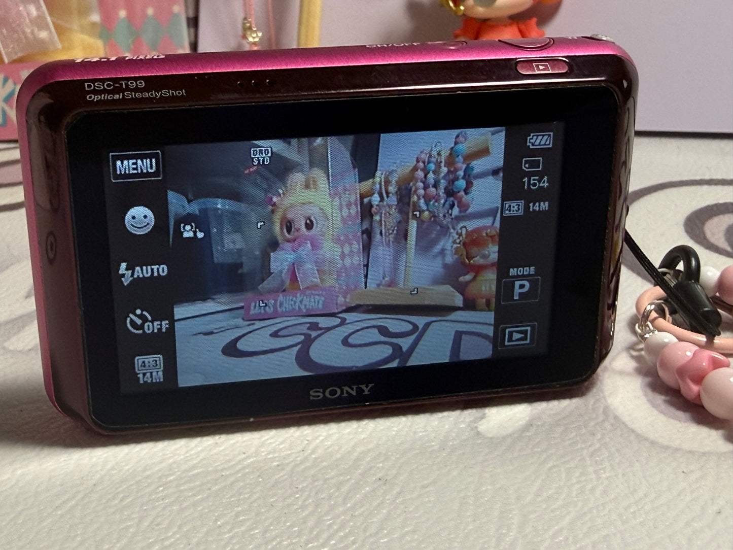 SONY DSC-T99 Digital Camera Cyber Shot Pink