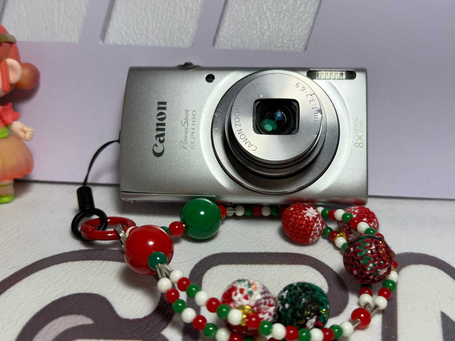 Canon PowerShot ELPH 180 20 MP 8x Zoom Digital Camera Silver