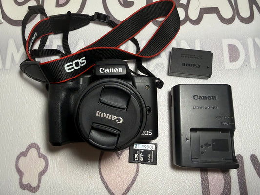 Canon EOS M50 Mark II 24.1MP Digital Camera Mirrorless & 15-45MM Lens